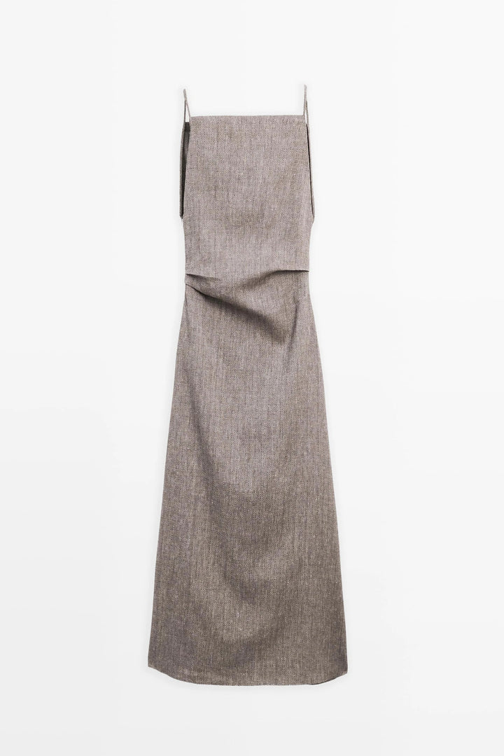 Methena | Élégance Robe Maxi en Lin