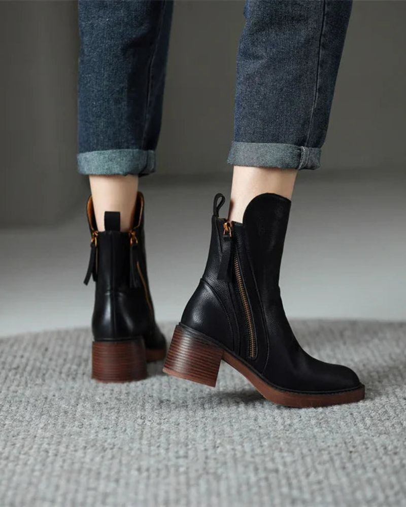 Marjolaine | Bottes en cuir élégantes