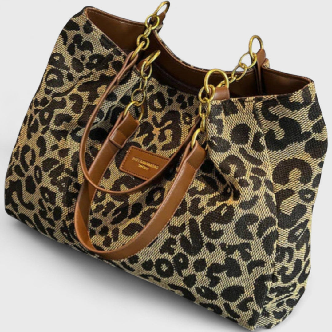 Agate | Sac Sauvage Shopping Motif Léopard