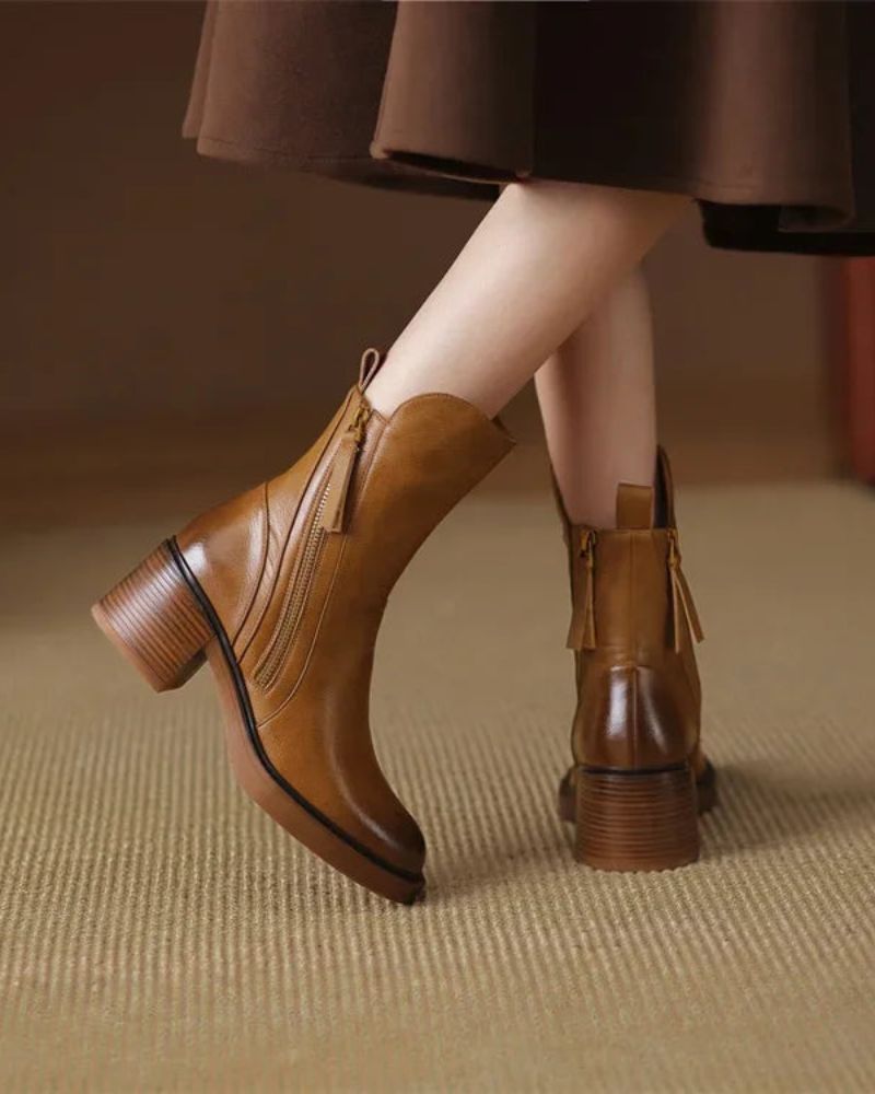 Marjolaine | Bottes en cuir élégantes