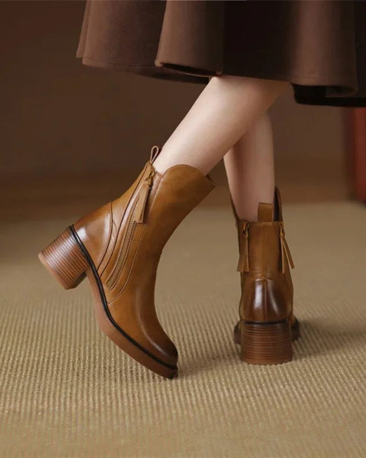 Marjolaine | Bottes en cuir élégantes