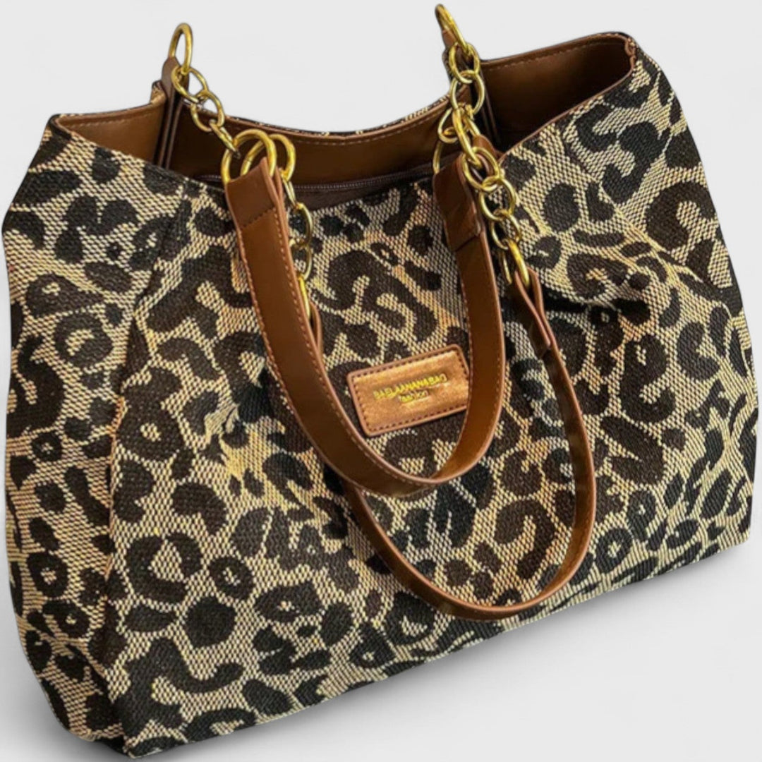 Agate | Sac Sauvage Shopping Motif Léopard