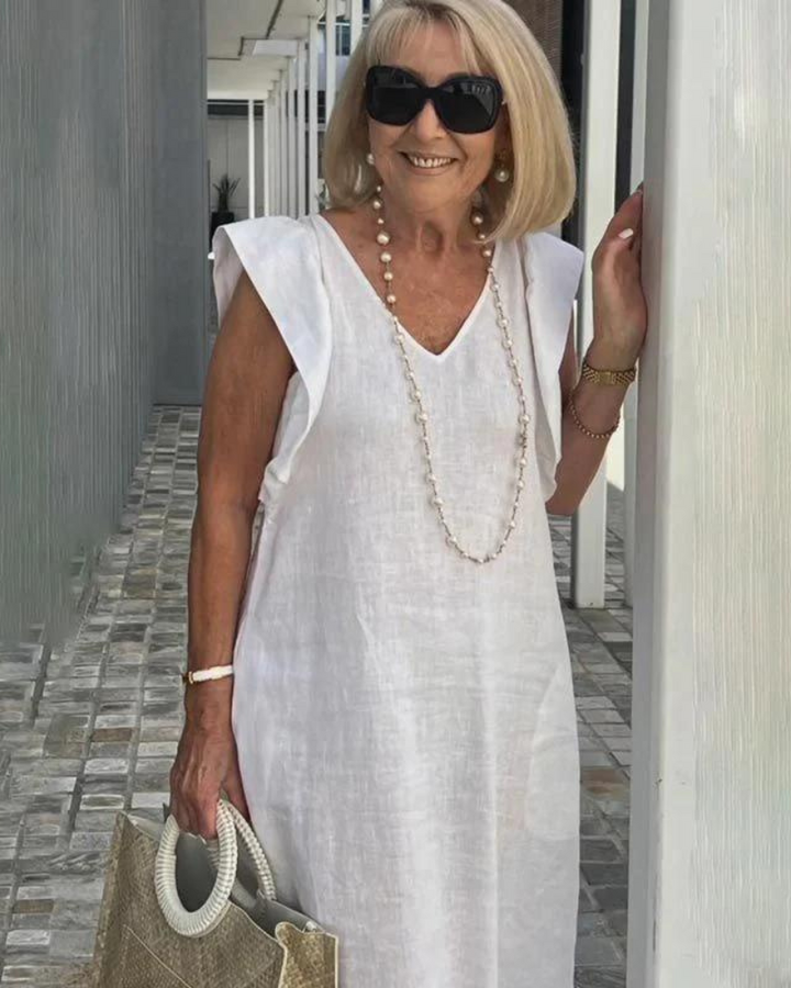 Aurore | Robe Lin Élégante