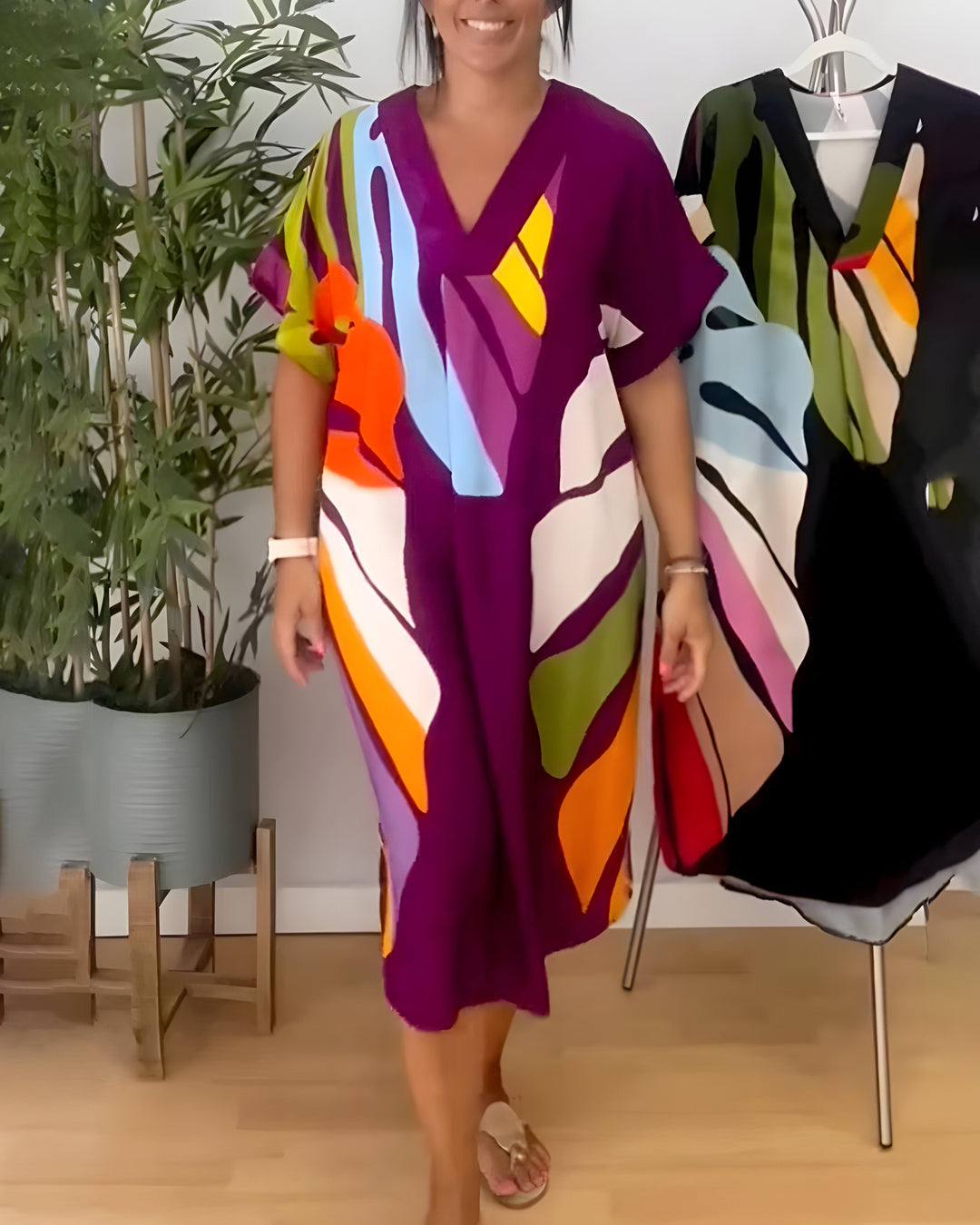 Isadora | Robe Coton Lin Élégant