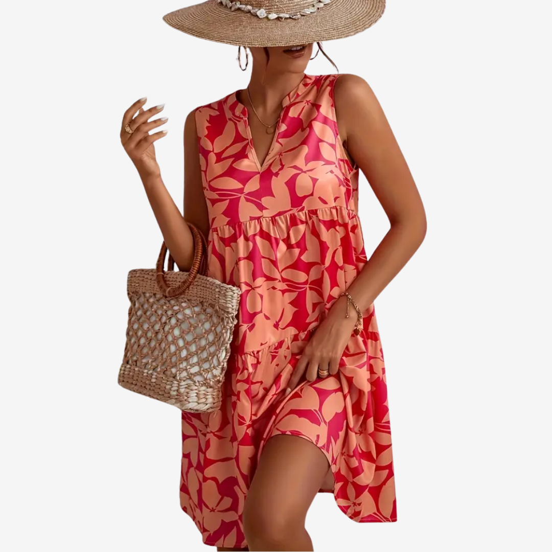 Denise | Robe midi évasée Radiance