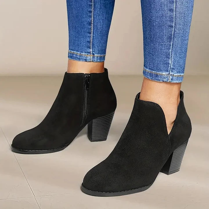 ALEXE™ | Bottines Féminines à Talons Larges
