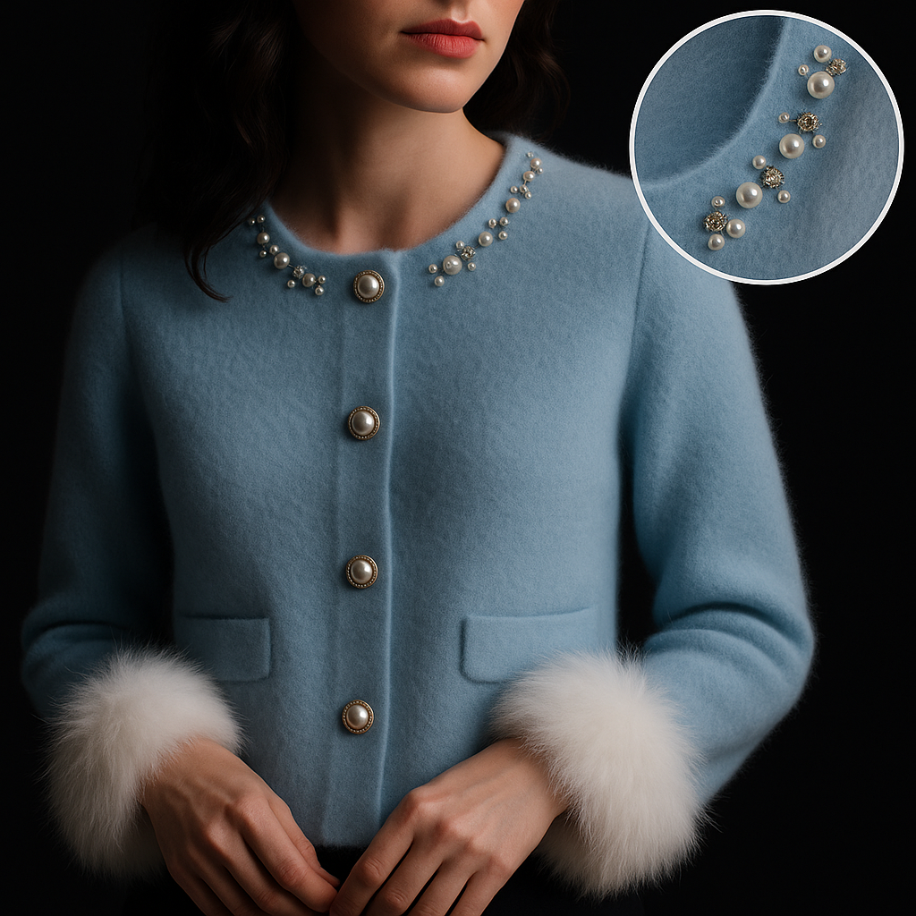 Camélia | Cardigan Cachemire Raffiné