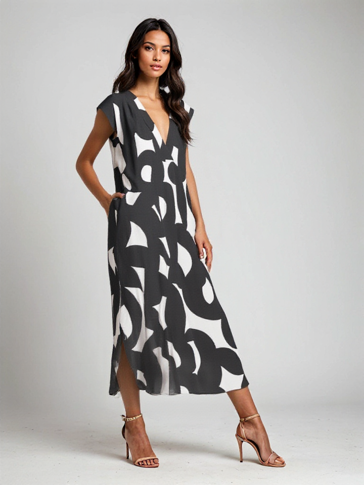 Susanne | Robe Fluide Elégante et Confortable