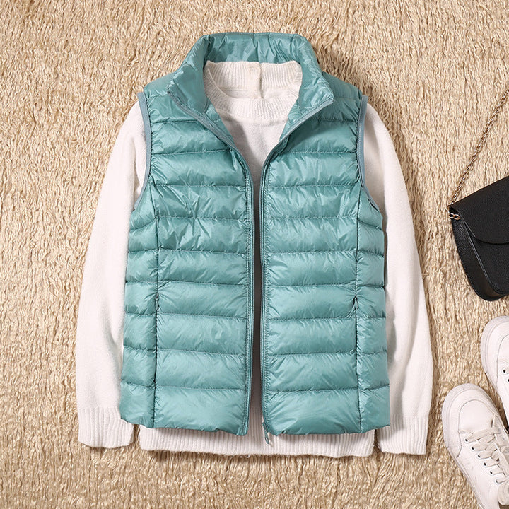 Féline | Veste Hiver Duvet Blanc