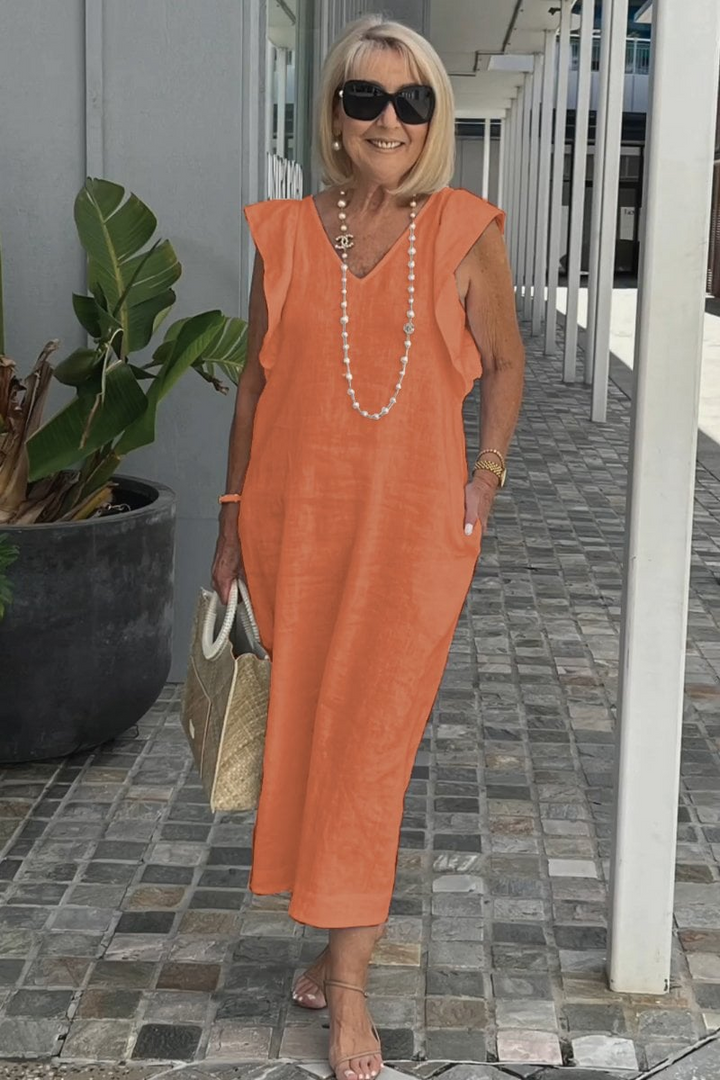 Aurore | Robe Lin Élégante