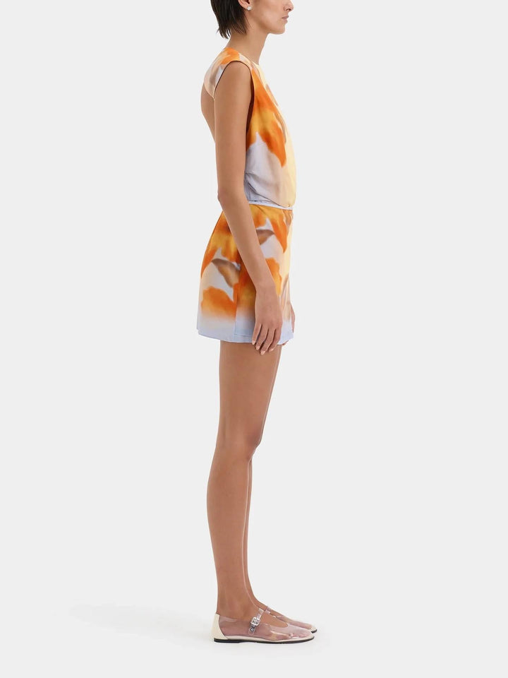 Josette | Mini-robe Florale Elégante