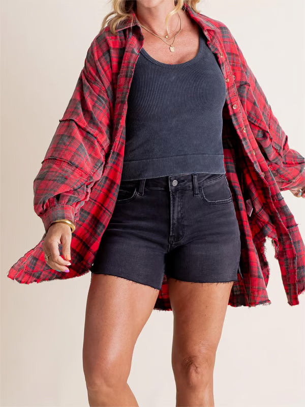 Louise | Veste Chemise Oversize Élégante