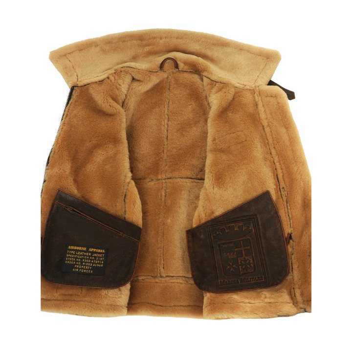 Maverick - Manteau En Cuir Élégant