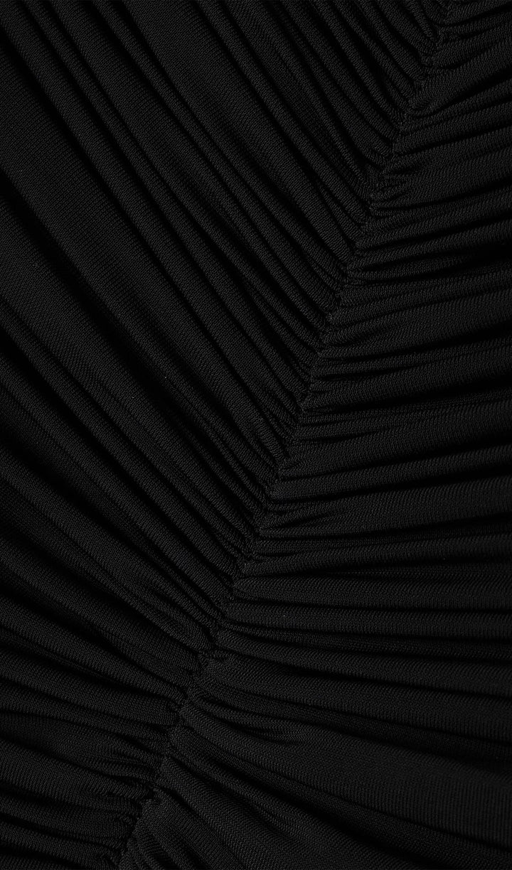 Orlene | Robe Maxi Jersey Froncée
