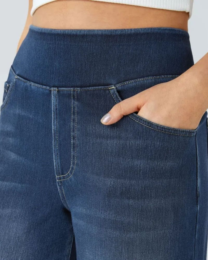 Ainsley - Jeans À Jambe Large Confortables