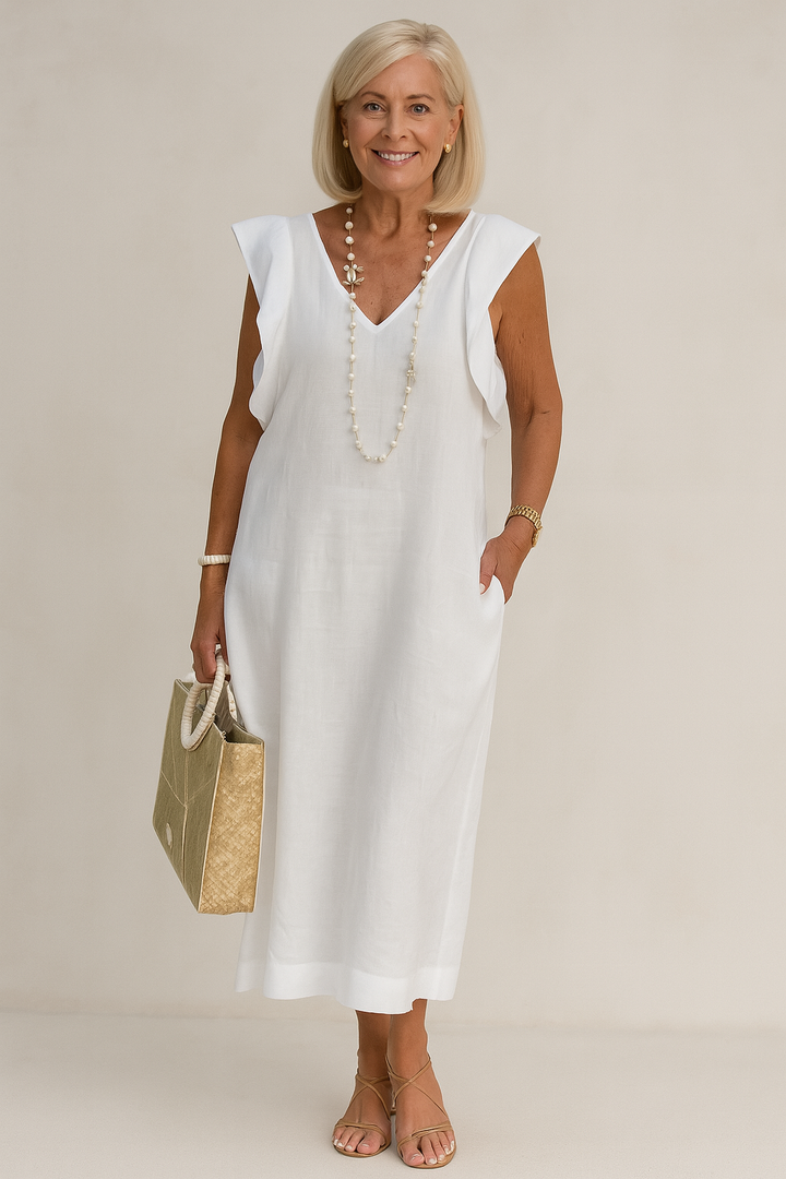 Aurore | Robe Lin Élégante