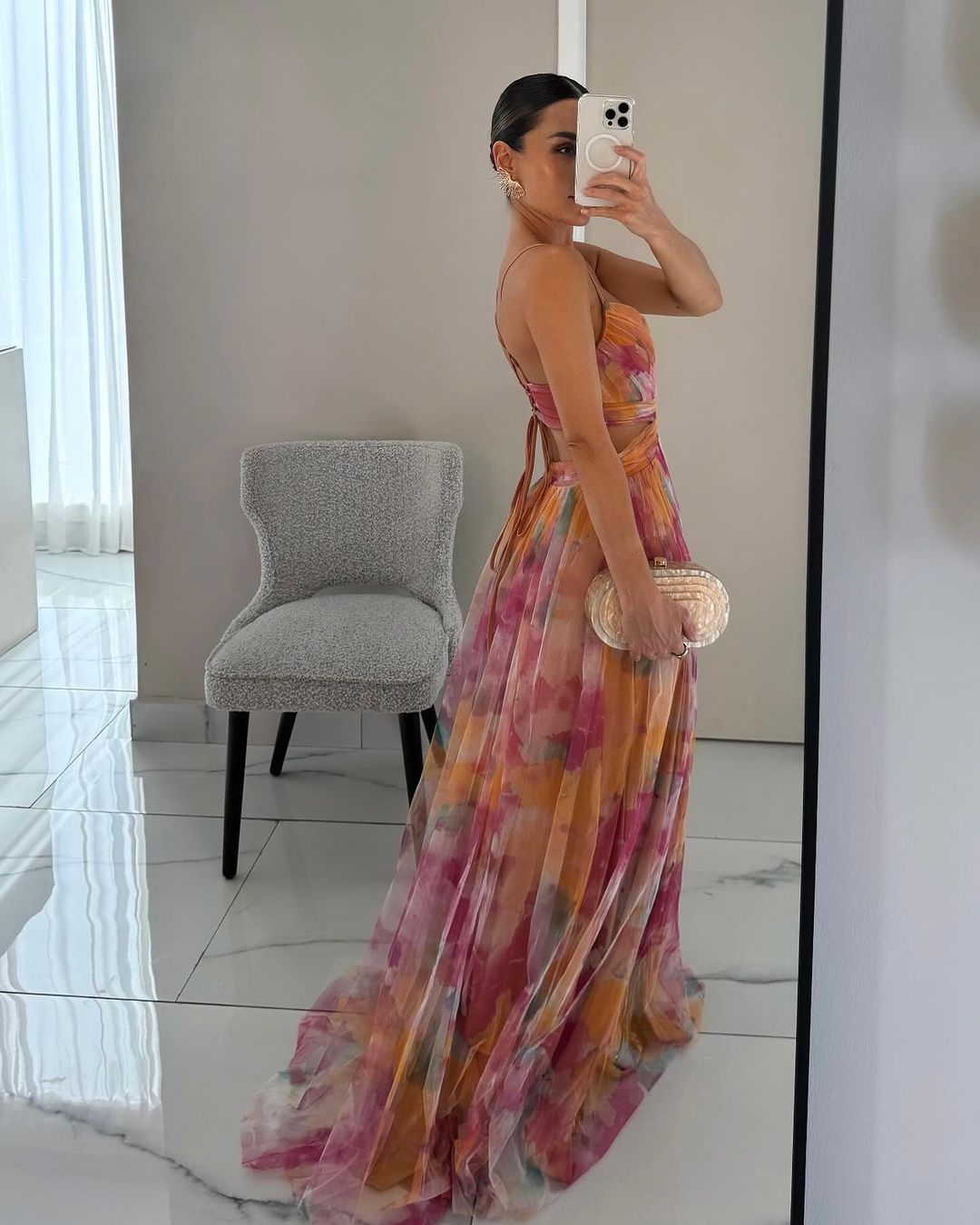Frostine - Élégante Robe Florale