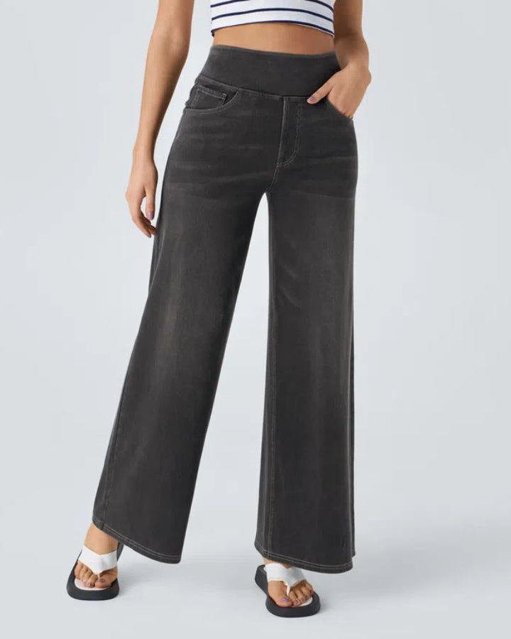 Ainsley - Jeans À Jambe Large Confortables