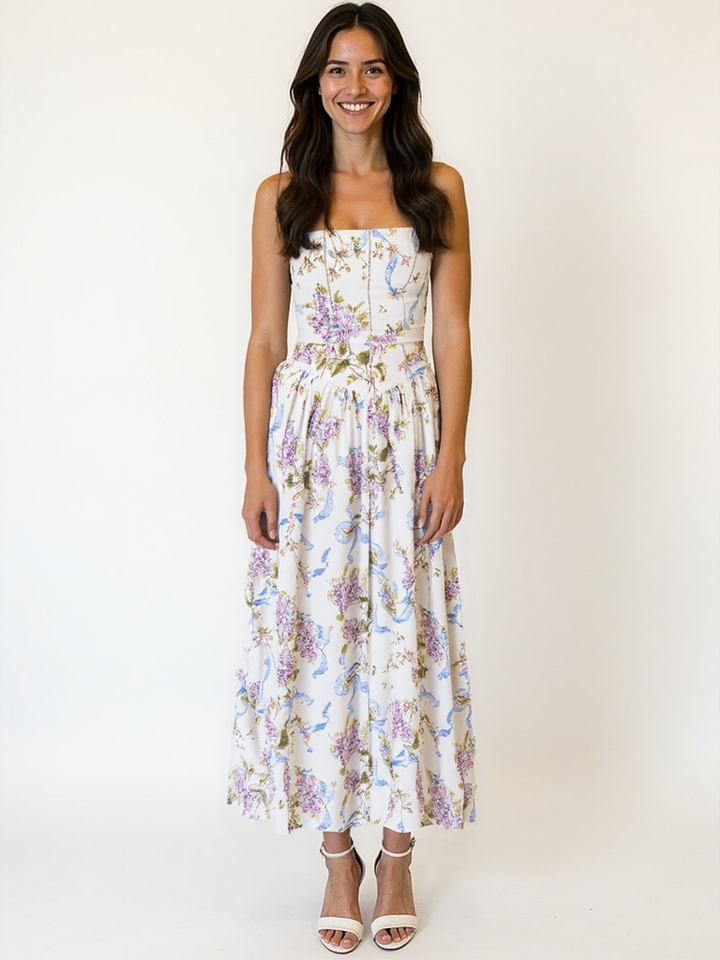 Adrienne | Robe longue en coton