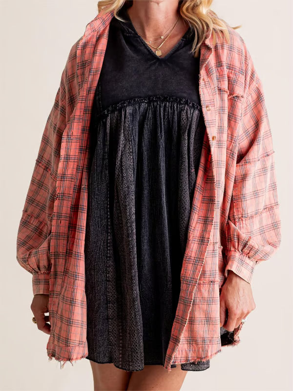 Louise | Veste Chemise Oversize Élégante