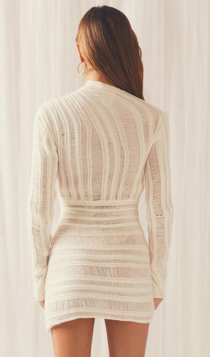 Valérie | Robe Mini à Découpe