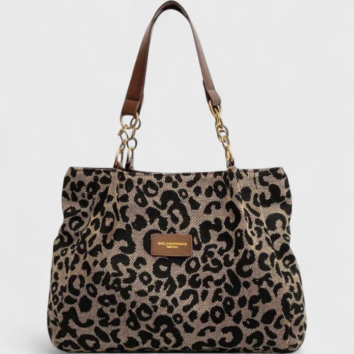 Agate | Sac Sauvage Shopping Motif Léopard