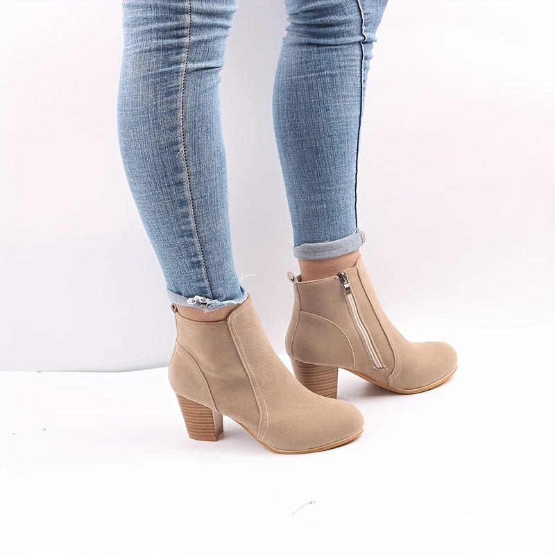 Maryline™ – Bottines à talon stable et confort longue durée