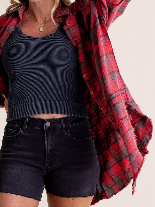 Louise | Veste Chemise Oversize Élégante
