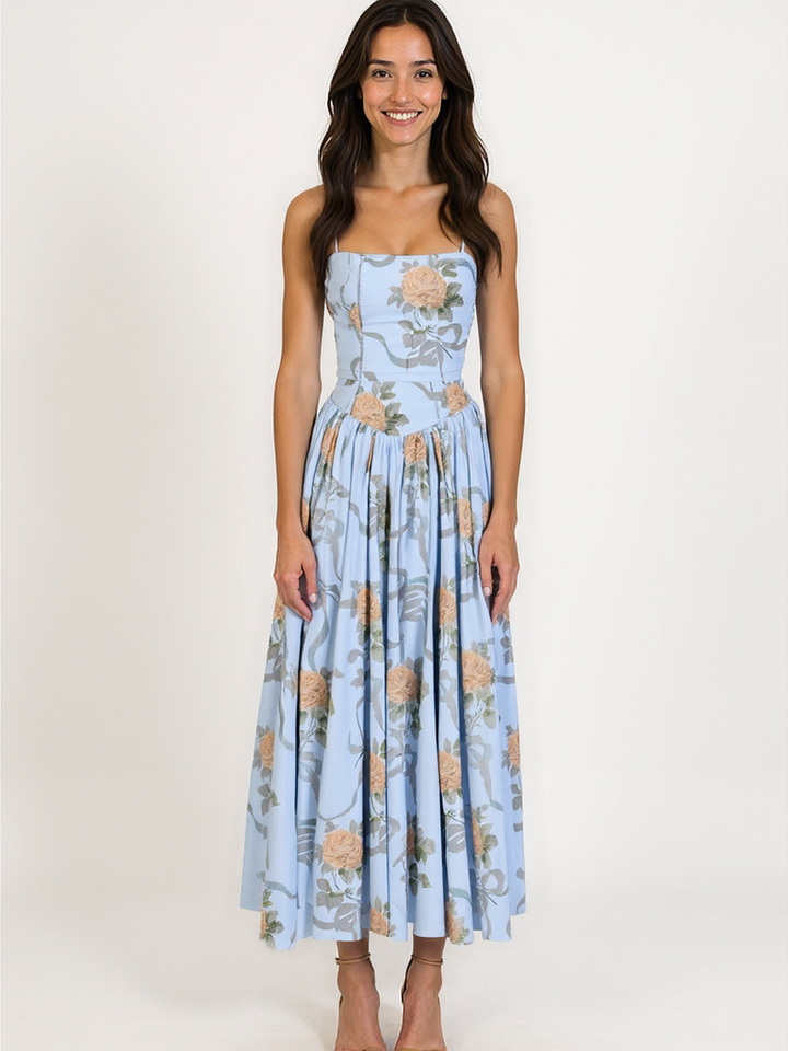 Adrienne | Robe longue en coton