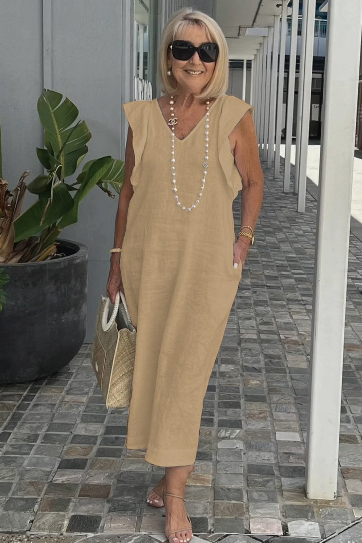 Aurore | Robe Lin Élégante