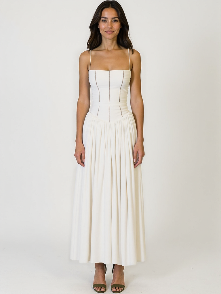 Adrienne | Robe longue en coton