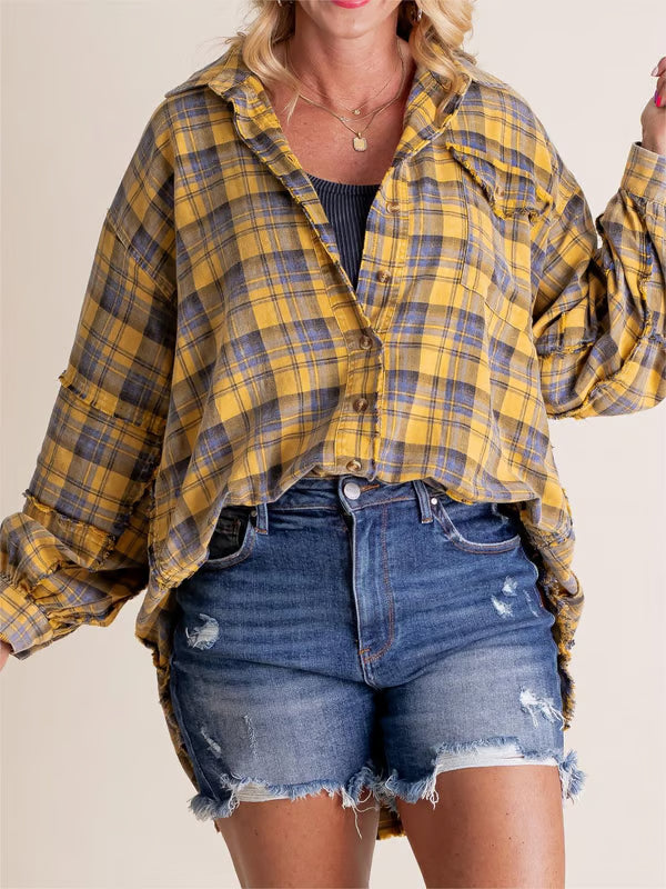 Louise | Veste Chemise Oversize Élégante