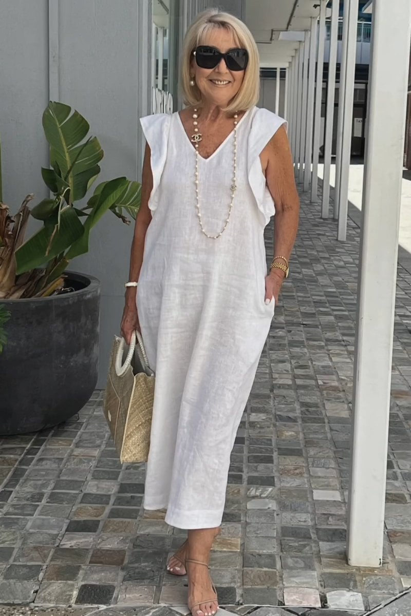 Aurore | Robe Lin Élégante