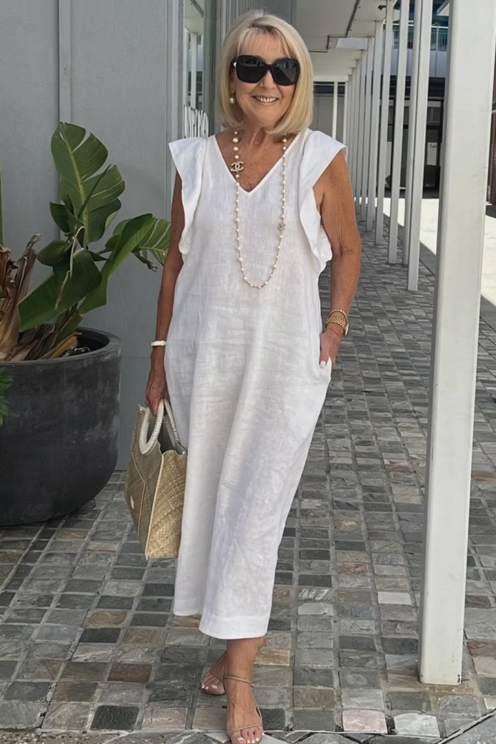 Aurore | Robe Lin Élégante