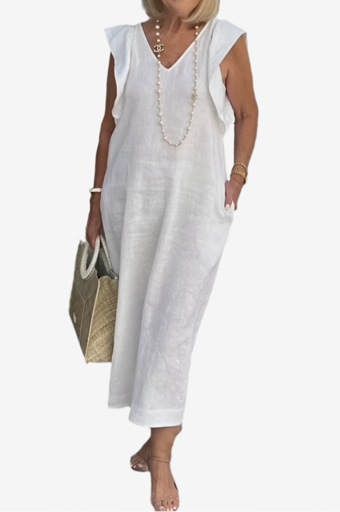 Aurore | Robe Lin Élégante