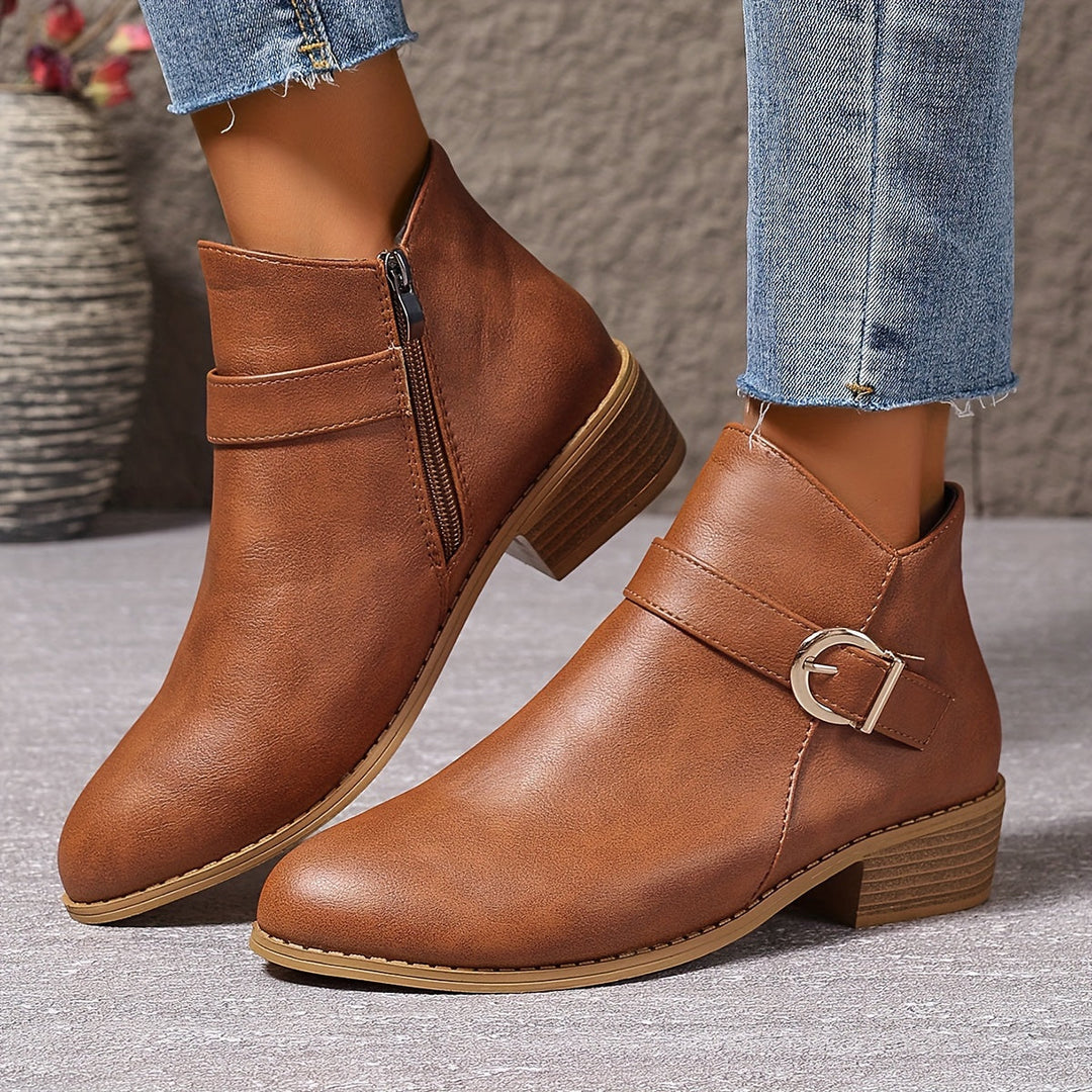 Amélina™ | Bottines confortables à boucle pour pieds sensibles