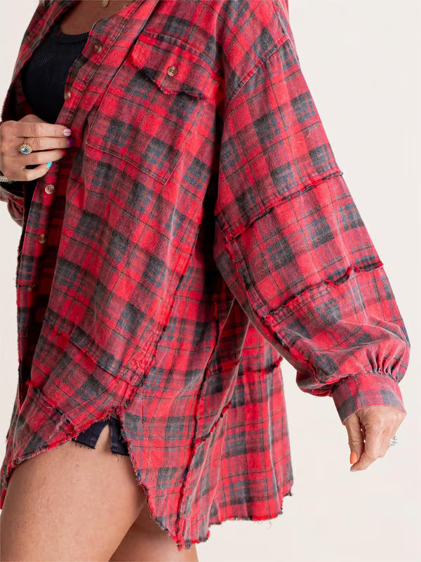 Louise | Veste Chemise Oversize Élégante