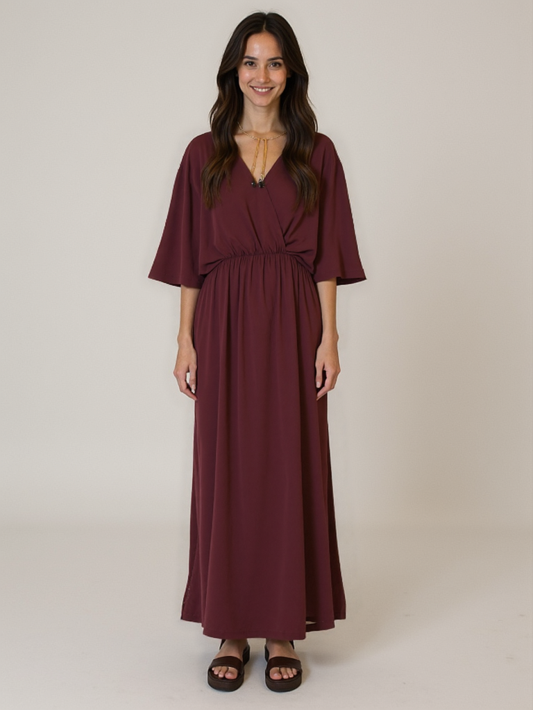 Véronique | Élégante robe longue été