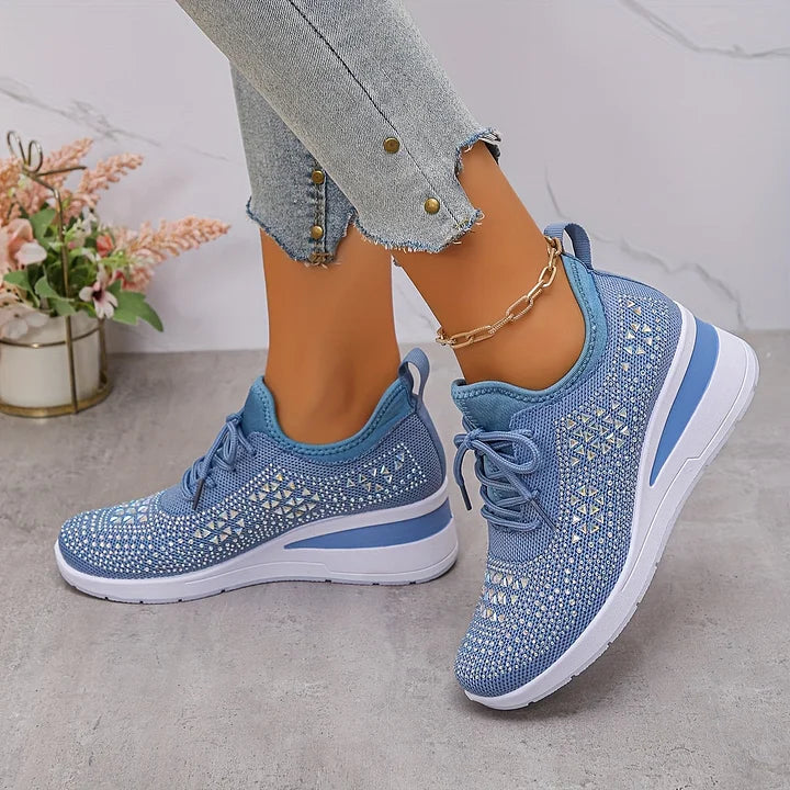 Camille | Éclat Baskets Orthopédiques Pailletées