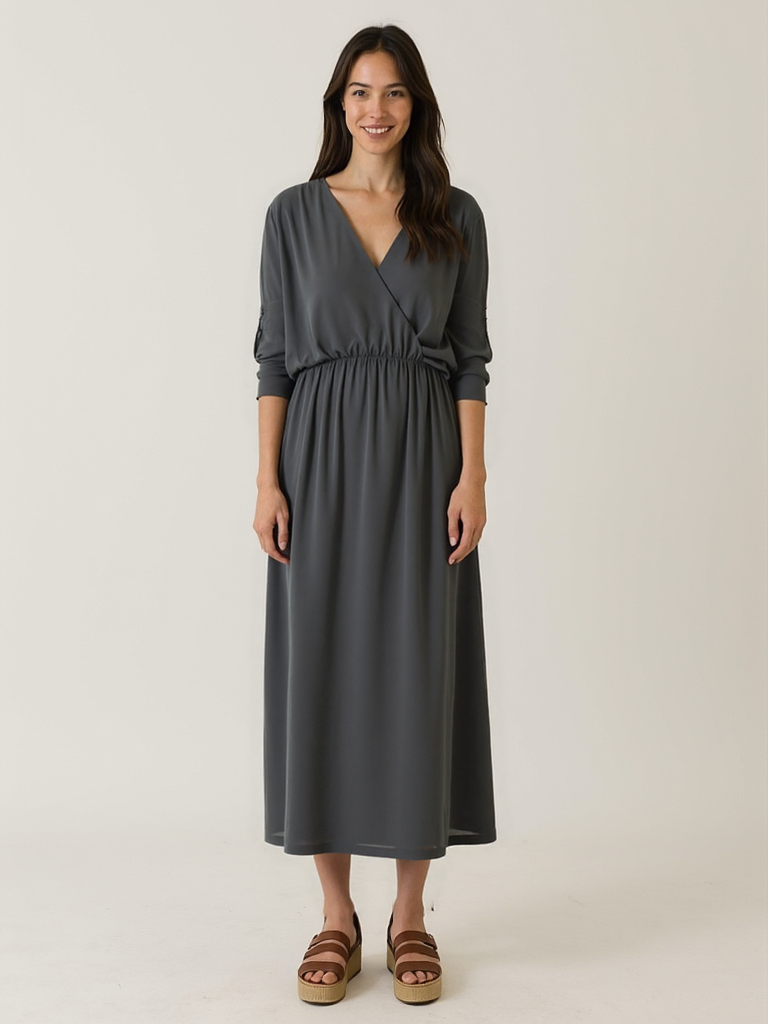 Véronique | Élégante robe longue été