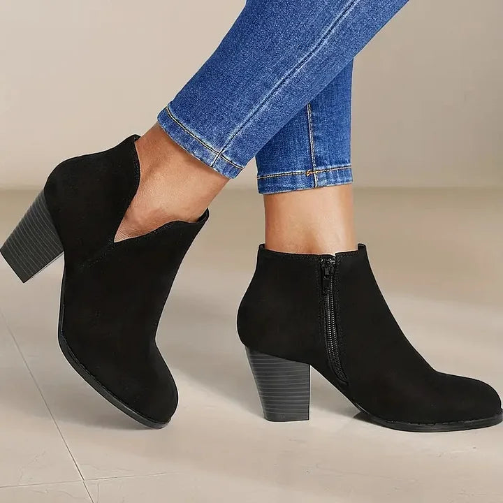 ALEXE™ | Bottines Féminines à Talons Larges