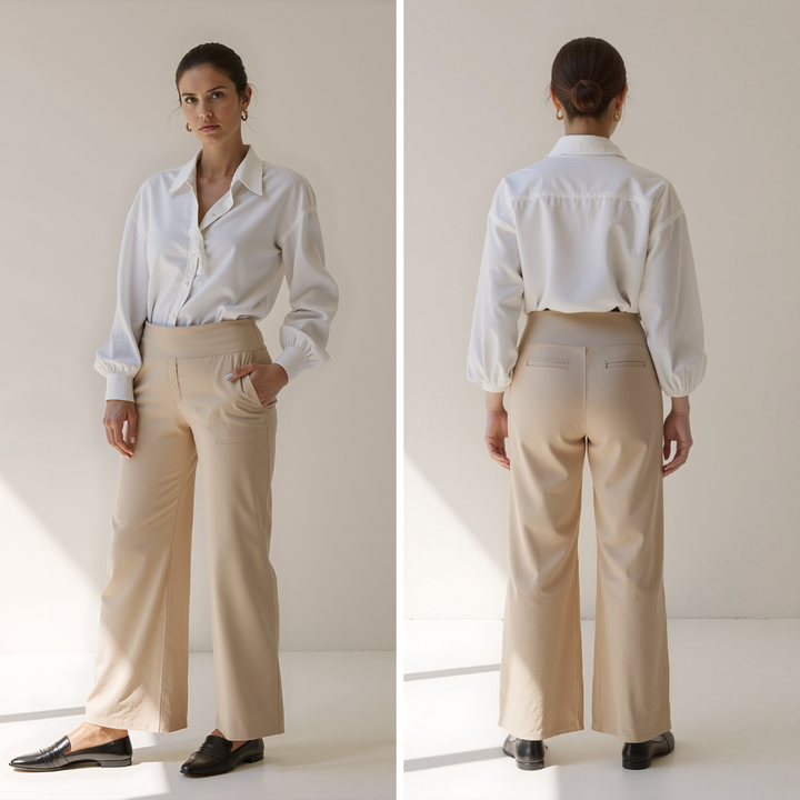 Émilie | Pantalon Large Chic