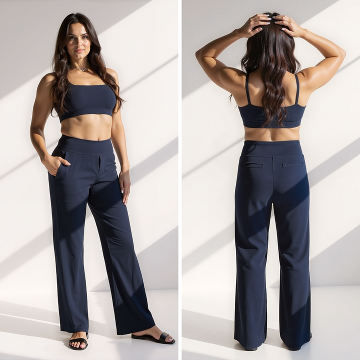 Émilie | Pantalon Large Chic