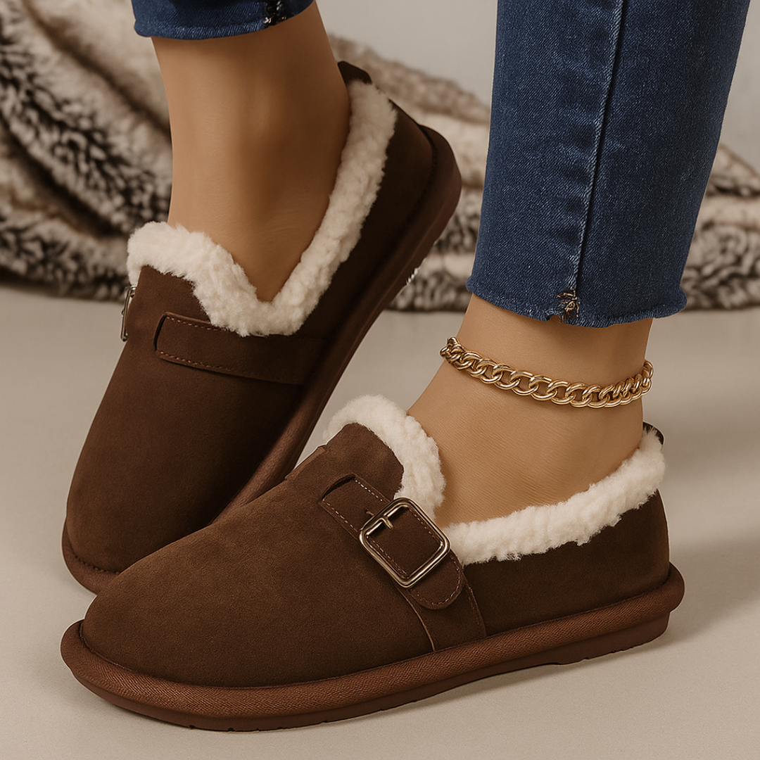 Sara | Mocassins Fleece Élégants