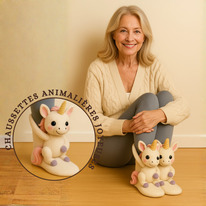 Izzy | Chaussettes Animalières Joyeuses