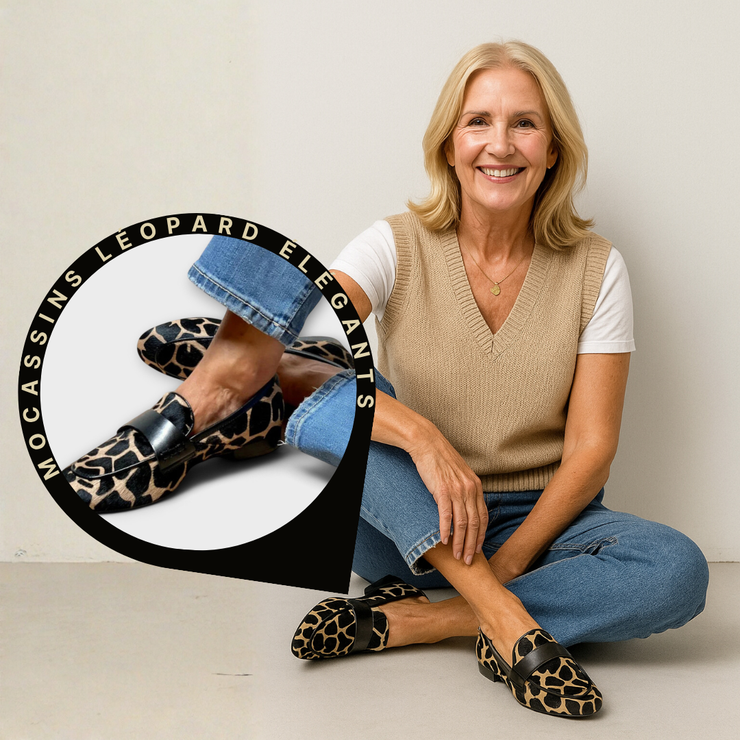 Jennah | Mocassins Léopard Élégants