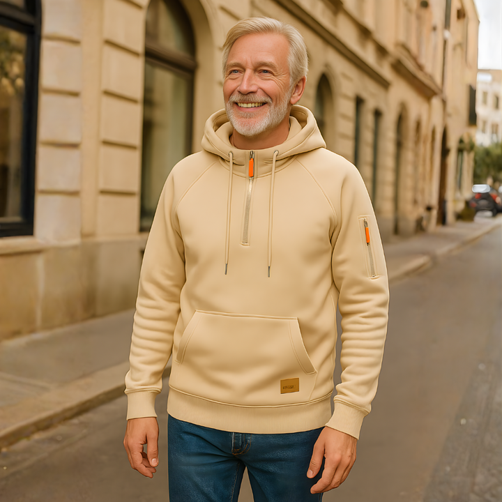 Mathieu | Hoodie sportif à capuche doux