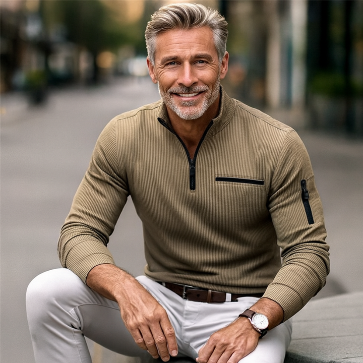 Émilien | Pull Zippé Confort Premium