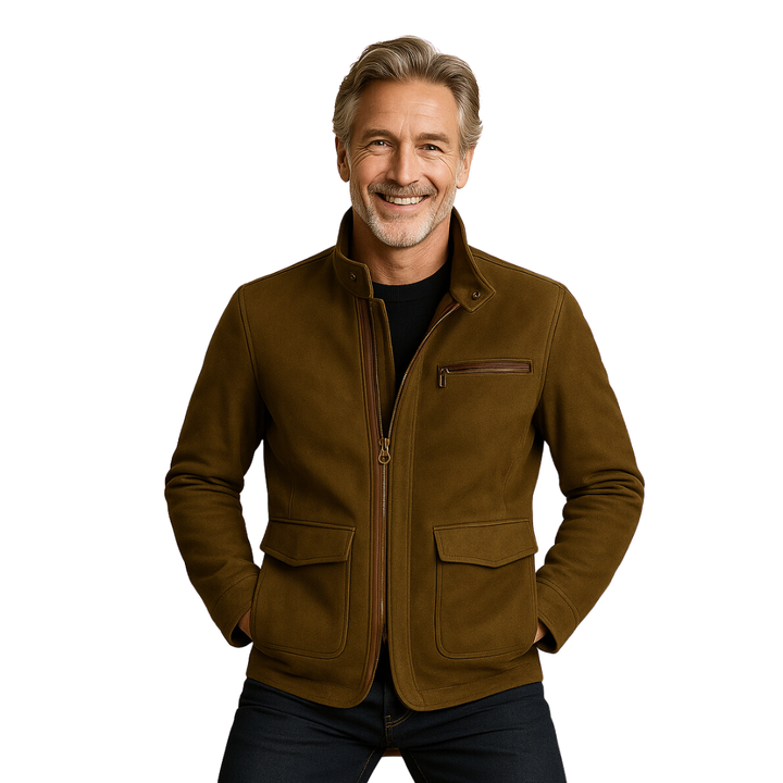 Henri | Veste Suédée Premium