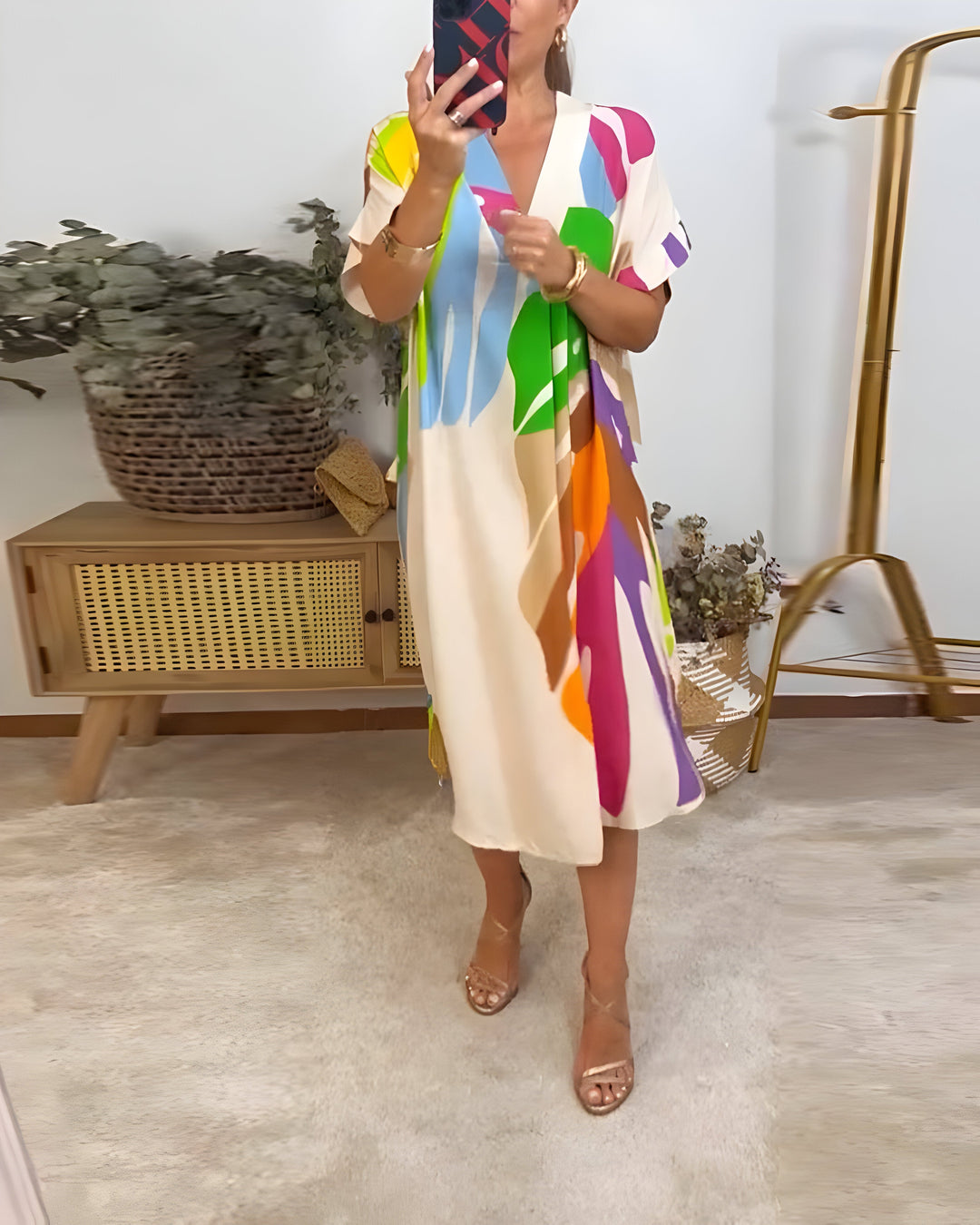 Isadora | Robe Coton Lin Élégant